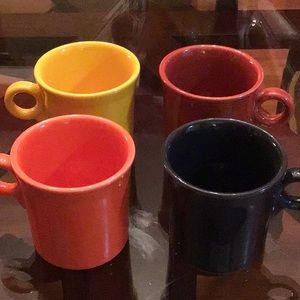 Fiesta set of 4 mugs